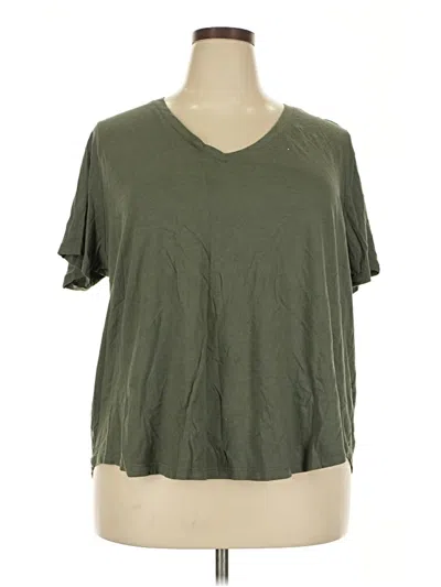 Pre-owned Terra & Sky Short Sleeve T-shirt In Green