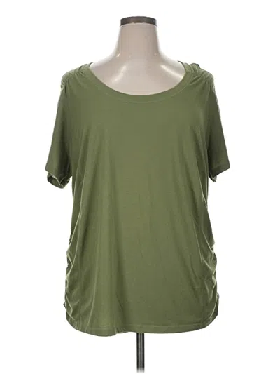 Pre-owned Terra & Sky Short Sleeve T-shirt In Green