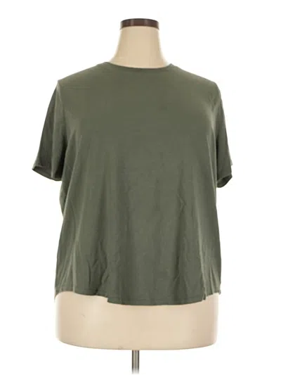 Pre-owned Terra & Sky Short Sleeve T-shirt In Green