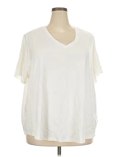 Pre-owned Terra & Sky Short Sleeve T-shirt In Ivory
