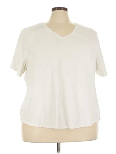 Pre-owned Terra & Sky Short Sleeve T-shirt In Ivory