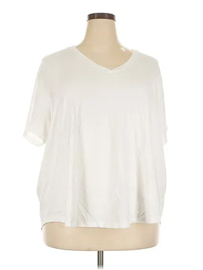 Pre-owned Terra & Sky Short Sleeve T-shirt In Ivory