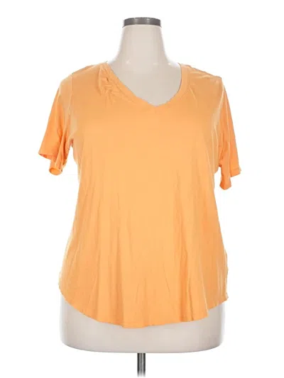 Pre-owned Terra & Sky Short Sleeve T-shirt In Orange