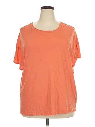 Pre-owned Terra & Sky Short Sleeve T-shirt In Orange