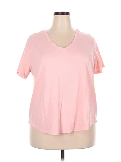 Pre-owned Terra & Sky Short Sleeve T-shirt In Pink