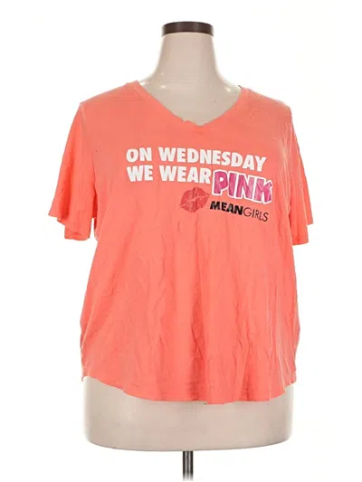 Pre-owned Terra & Sky Short Sleeve T-shirt In Pink