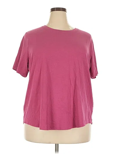 Pre-owned Terra & Sky Short Sleeve T-shirt In Pink