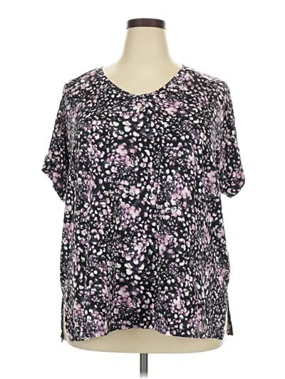 Pre-owned Terra & Sky Short Sleeve T-shirt In Purple