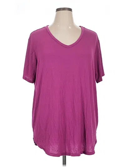 Pre-owned Terra & Sky Short Sleeve T-shirt In Purple