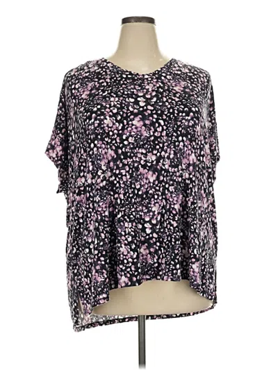 Pre-owned Terra & Sky Short Sleeve T-shirt In Purple