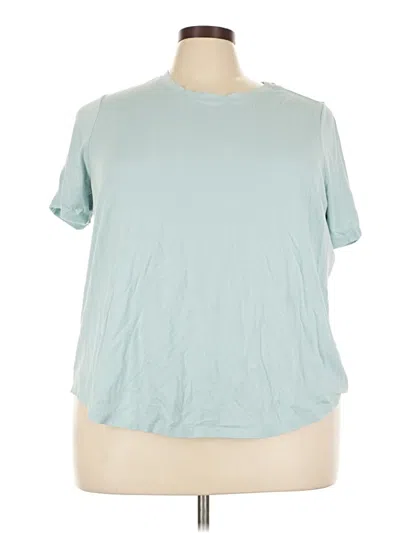 Pre-owned Terra & Sky Short Sleeve T-shirt In Teal