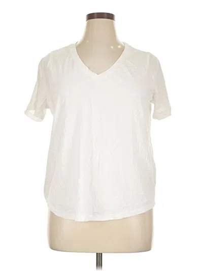 Pre-owned Terra & Sky Short Sleeve T-shirt In White
