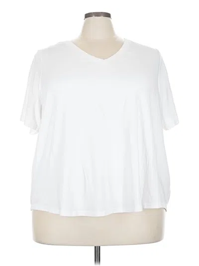 Pre-owned Terra & Sky Short Sleeve T-shirt In White