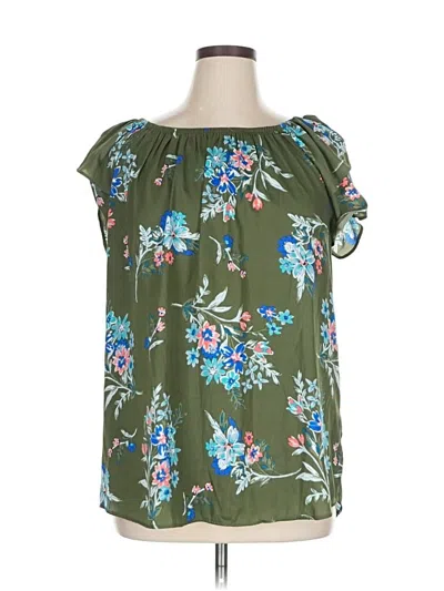 Pre-owned Terra & Sky Sleeveless T-shirt In Green