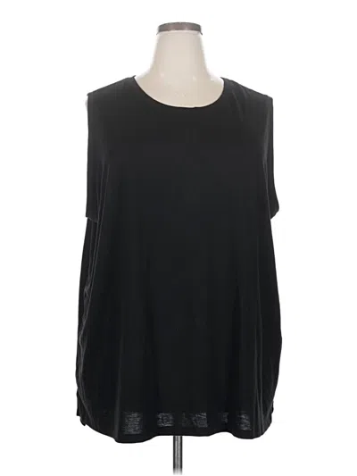 Pre-owned Terra & Sky Sleeveless T-shirt In Black