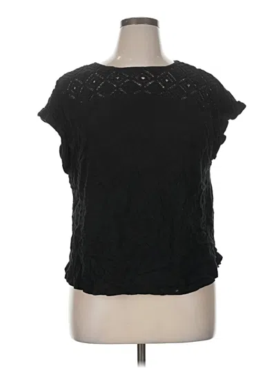 Pre-owned Terra & Sky Sleeveless T-shirt In Black