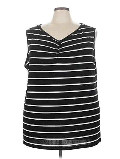 Pre-owned Terra & Sky Sleeveless T-shirt In Black