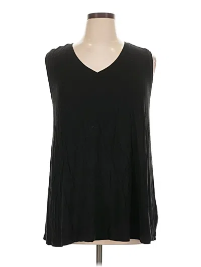 Pre-owned Terra & Sky Sleeveless T-shirt In Black