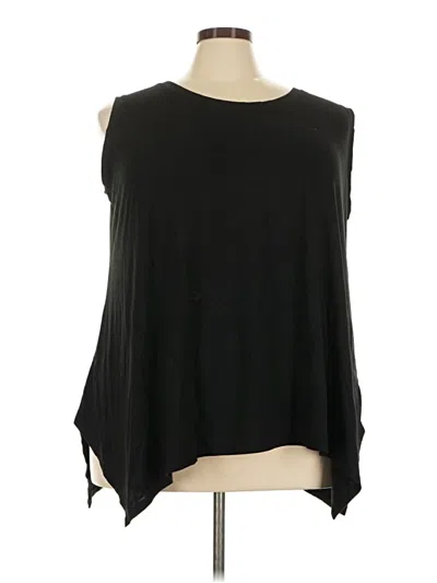 Pre-owned Terra & Sky Sleeveless T-shirt In Black