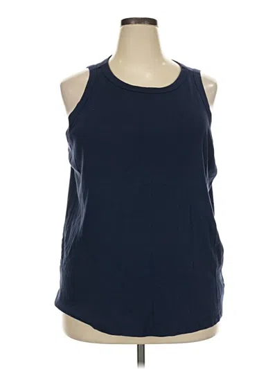 Pre-owned Terra & Sky Sleeveless T-shirt In Blue