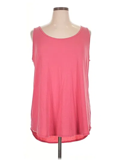 Pre-owned Terra & Sky Sleeveless T-shirt In Pink