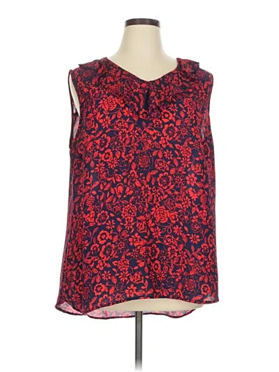 Pre-owned Terra & Sky Sleeveless T-shirt In Red