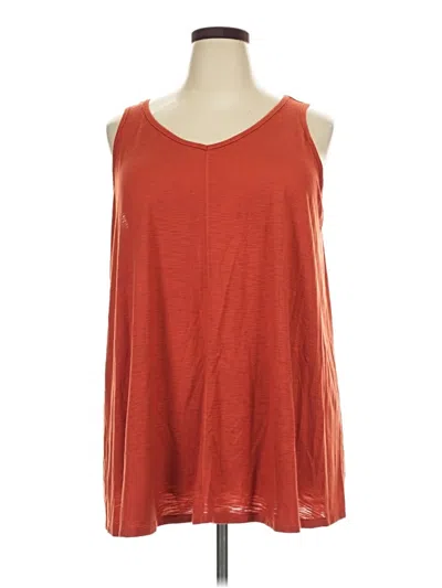 Pre-owned Terra & Sky Sleeveless T-shirt In Red