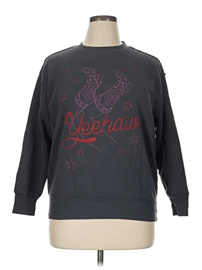 Pre-owned Terra & Sky Sweatshirt In Black