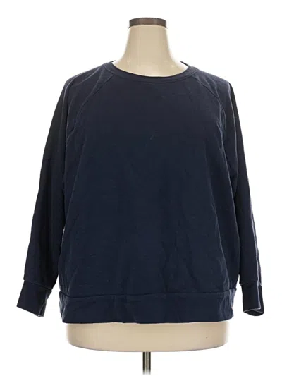 Pre-owned Terra & Sky Sweatshirt In Blue
