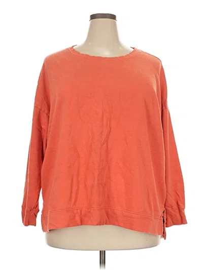 Pre-owned Terra & Sky Sweatshirt In Orange