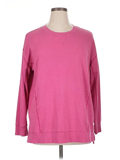 Pre-owned Terra & Sky Sweatshirt In Pink