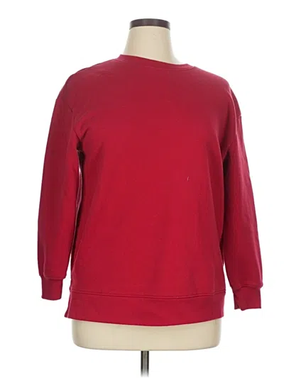 Pre-owned Terra & Sky Sweatshirt In Red