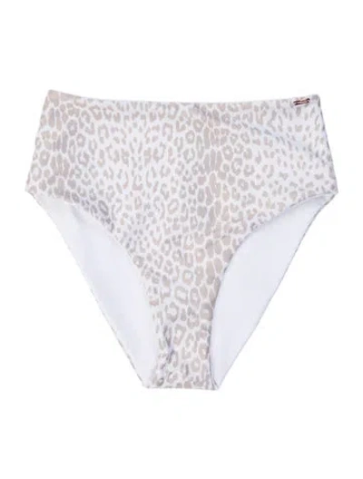 Pre-owned Terra Animal Print Bottoms In White