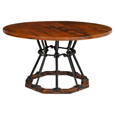 Pre-owned Terra Cleo Baldon For  Dining Table, 1960s Venice, California, Usa In Brown