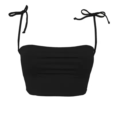 Terra Dea Women's Black / White Full Bust - Loco Reversible Bikini Top - Black & White In Multi