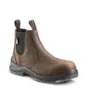 Terra Men's Murphy 6" Composite Toe Pull-on Safety Work Boot In Dark Brown In Brown