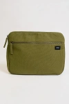 Terra Thread 13" Organic Cotton Canvas Laptop Sleeve In Olive At Urban Outfitters