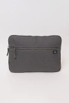 Terra Thread 15" Organic Cotton Canvas Laptop Sleeve In Dark Grey At Urban Outfitters