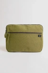 Terra Thread 15" Organic Cotton Canvas Laptop Sleeve In Olive At Urban Outfitters
