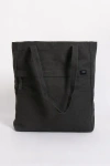 Terra Thread Organic Cotton Canvas Work Tote Bag In Charcoal Grey