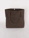 Terra Thread Organic Cotton Canvas Work Tote Bag In Chestnut Brown