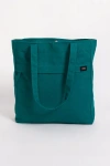 Terra Thread Organic Cotton Canvas Work Tote Bag In Deep Sea Teal