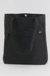 Terra Thread Organic Cotton Canvas Work Tote Bag In Ivory Black
