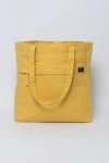 Terra Thread Organic Cotton Canvas Work Tote Bag In Mustard Yellow