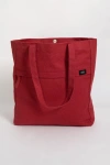Terra Thread Organic Cotton Canvas Work Tote Bag In Ruby Red