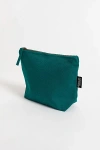 Terra Thread Organic Cotton Canvas Zippered Pouch In Turquoise