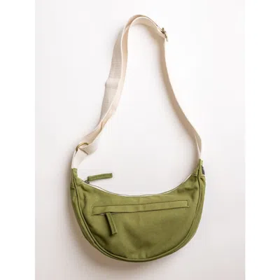 Terra Thread Organic Cotton Crossbody Bag In Green
