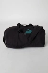 Terra Thread Organic Cotton Duffle Bag In Ivory Black