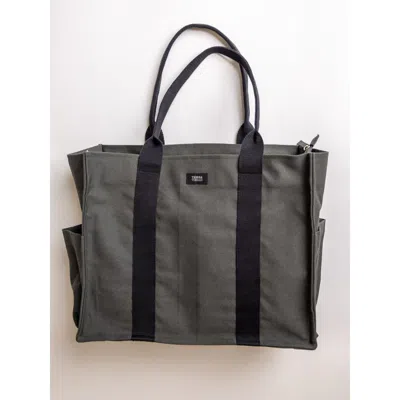 Terra Thread Organic Cotton Everyday Canvas Tote In Gray