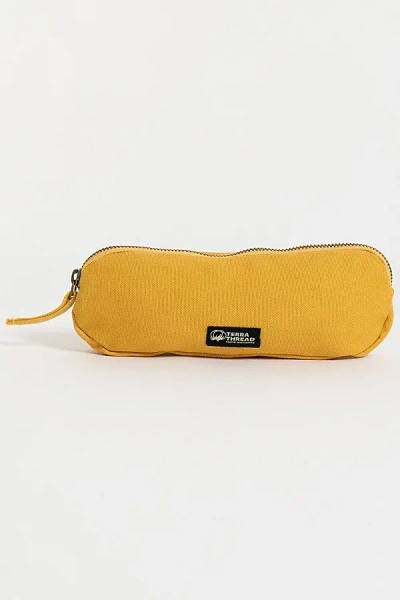 Terra Thread Organic Cotton Pencil Bag In Mustard Yellow At Urban Outfitters